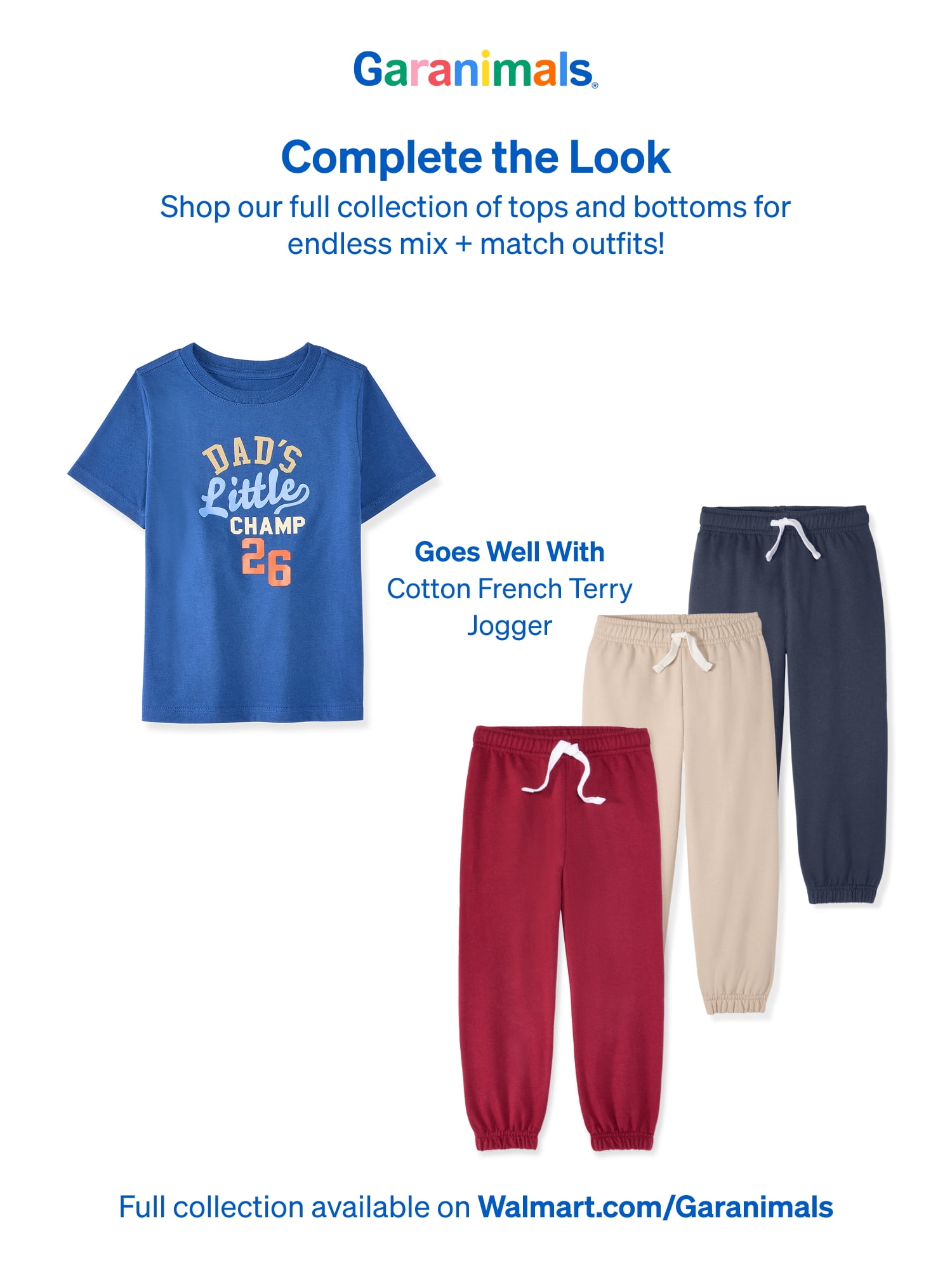 Garanimals Baby & Toddler Boys Shirts, Single & 3-Pack, Sizes 0-6T
