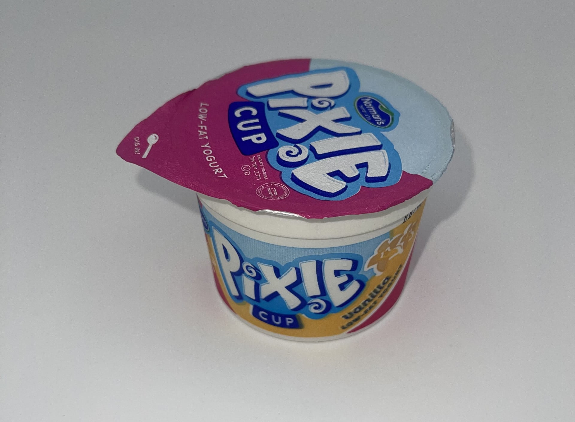 Normans Yogurt Pixie Cup Vanilla, 4 oz