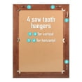 thumbnail image 4 of Stonebriar 24" x 18" Redwood Country Rustic Rectangle Wood Wall Mirror, 4 of 7