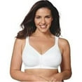 thumbnail image 1 of Playtex Womens 18 Hour Front Close Posture Bra, 38C, White, 1 of 6