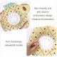 thumbnail image 3 of Adjustable Recovery Cone Neck Collar Soft Elizabeth Circle for Dogs Cats, Pink Strawberry, Small, 3 of 4