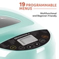 thumbnail image 3 of Máquina para hacer pan Elite Gourmet EBM8103M programable, 2 kg, 19 menús, 3 of 7