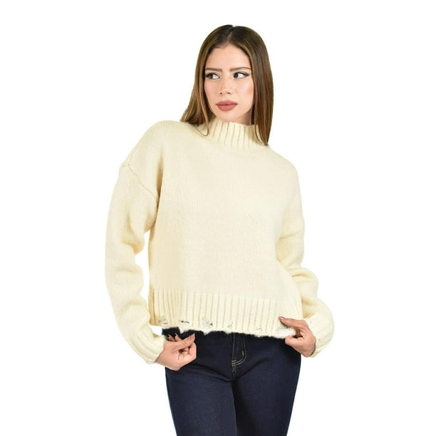 Sueter de cuello alto Roman Fashion /Juvenil, 12698 (Beige) beige M