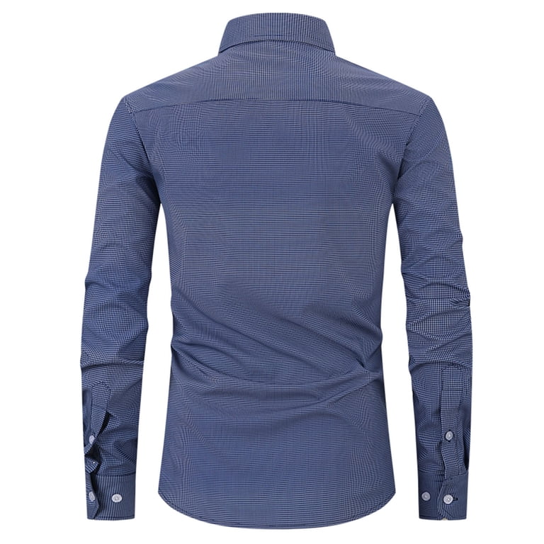 LODIENY Men's Dress Shirts Long Sleeve Stretch Wrinkle Free Slim Fit Wedding Formal Shirt Casual Button Down Work Business T-Shirts Navy#01 XL - Walmart.com LODIENY Men's Dress Shirts Long Sleeve Stretch Wrinkle Free Slim Fit Wedding Formal Shirt Casual Button Down Work Business T-Shirts Navy#01 XL - Walmart.com