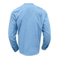 thumbnail image 4 of ZUKMRJPC Mens Summer Linen Shirts Roll Up Sleeve Casual Spring Button Up Basic T Shirt Lightweight Breathable Vacation Beach Tops, 4 of 7