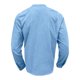 thumbnail image 5 of Ceisia Men's Slim Fit Long Sleeve Stand-Up Collar Slub Linen Shirt with Geometric Embroidery Sky Blue L Gifts, 5 of 7