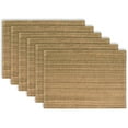 thumbnail image 1 of Fabstyles Set de table en coton classique décontracté Lot de 6 sets de table épais lavables en machine, 1 of 5