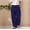 #Dark Blue, variant on DPTALR Men's Linen Double Pleated Button Zipper Multiple Pockets Fashion Trousers,Brown,Big and Tall Men L