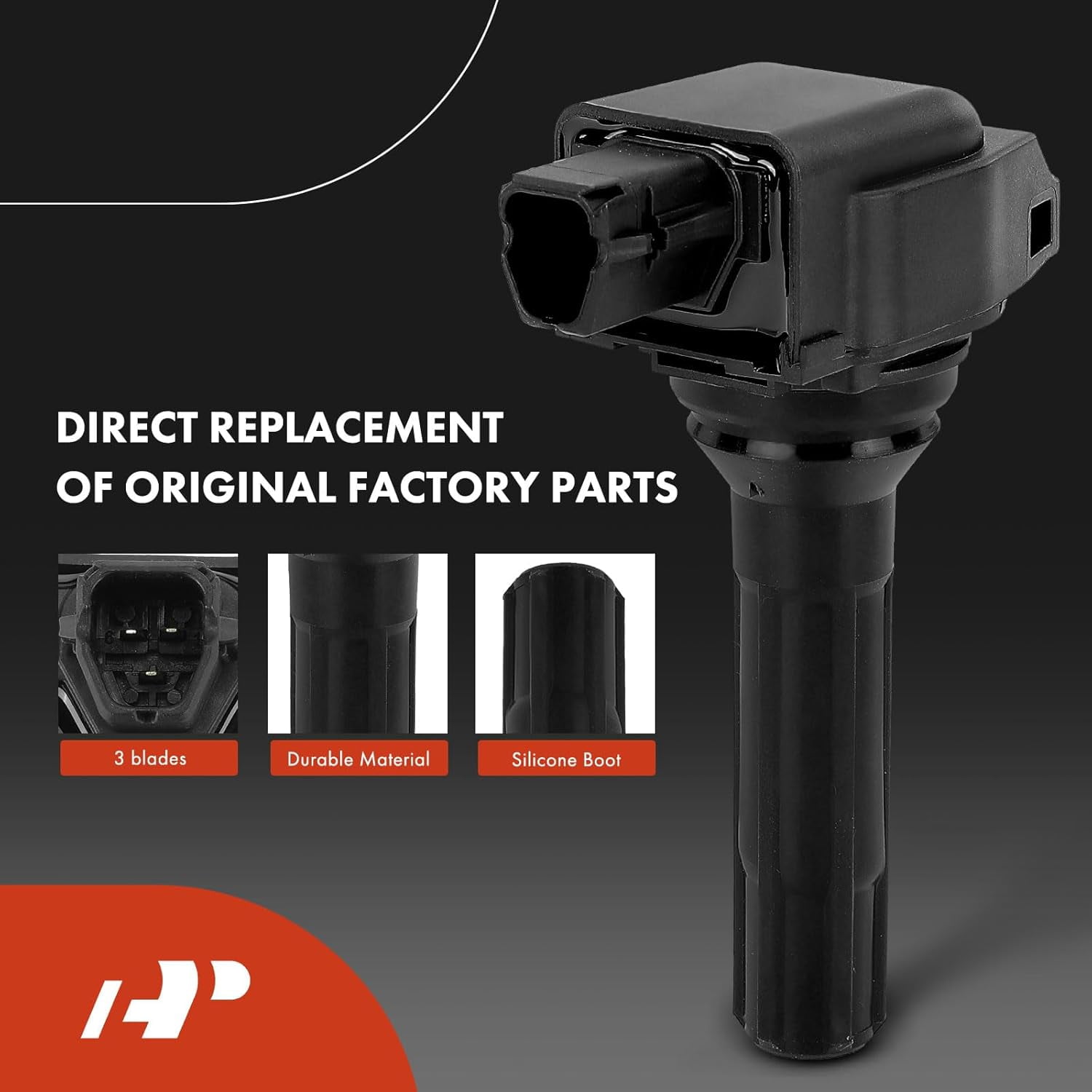 A-Premium Set of 8 Ignition Coil Pack and Iridium Spark Plugs Compatible with Subaru Outback 2020-2024, Legacy 2020-2024, Ascent 2019-2023, 2.4L