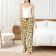 thumbnail image 4 of Balery Gold Drops Pantalones de pijama para mujer, pijamas ultraligeros, pantalones de estar por casa-X-Large, 4 of 6
