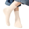 thumbnail image 2 of LckLvx Boys Girls Socks Seamless Cotton Calf Socks Stretch Knit Crew Socks Kids Daily School Wear, 2 of 6