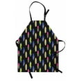 thumbnail image 1 of Surfboard Apron Colorful Boards in Memphis 80s Retro Style Abstract Summer Themed Fun Pattern, Unisex Kitchen Bib Apron with Adjustable Neck for Cooking Baking Gardening, Multicolor, by Ambesonne, 1 of 3