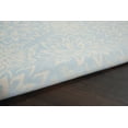 thumbnail image 5 of Walmart Bliss Modern Floral Ivory/Light Blue 4' x 6' Area Rug, (4' x 6'), 5 of 6
