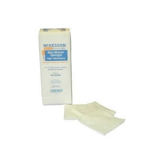 McKesson 16-40444 Non-Woven Sponges, Pack of 200