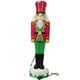 thumbnail image 2 of Soldado Cascanueces de Papá Noel, adornos artesanales de plástico navideños en el interior, molde de soplado, decoraciones navideñas, 2 of 4