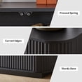 thumbnail image 5 of BFJDM Sideboard Buffet Cabinet Farmhouse 64 inch Black with Storage and Adjustable Shelves, 5 of 10