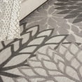 thumbnail image 3 of 7â€™ x 10â€™ Silver and Gray Indoor Outdoor Area Rug, 3 of 6