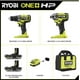thumbnail image 4 of Kit combinado RYOBI ONE+ HP de 18 V sin escobillas con taladro 1/2 e impacto 1/4, 4 of 9