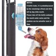 thumbnail image 4 of Botella de agua para perros para jaulas de 32 oz/946 ml, dispensador de agua automático para animales pequeños sin BPA, botella a prueba de fugas para perros y gatos (azul), 4 of 4