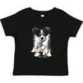 thumbnail image 3 of Inktastic Tri-Color Border Collie Boys or Girls Toddler T-Shirt, 3 of 5
