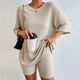 thumbnail image 1 of Bermudas Blusa de mujer Top Shorts Set 2 piezas Ladies Tops Shorts Set Casual Lady Chándal Kuymtek Beige T M para Mujer, 1 of 9