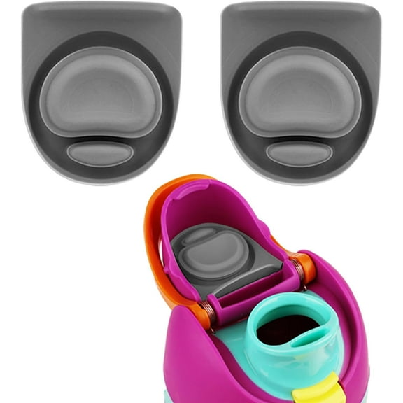 2pcs Replacement Stopper Compatible with Owala FreeSip 24oz 32oz, Water Bottle Top Lid for Owala Seal Bottle Cap Leak Proof Bottle Mouth Plug Parts Silicone Stopper Gasket Accessories