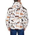 thumbnail image 5 of Zip Up Hoodies for Men - Simple Painted Cool Horse_A Long Sleeve Comfrt Men'S Fashion Hoodies & Sweatshirts, Jackets for Men Hoodies Pullover Clothing Clothes with Pouch, 5 of 5