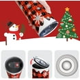 thumbnail image 5 of Christmas Red Buffalo Plaid Gifts for Women Men, 20 Oz Tumbler with Lid and Straw, Snowflake Stainless Steel Insulated Travel Coffee Cup, Winter Holiday Water Bottle for Him Her, 5 of 6