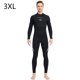 thumbnail image 2 of Sela de buceo 3 mm trajes de neopreno de neopreno traje de buceo de manga larga de manga larga con traje de surf resistente al desgaste para snorkeling surf nadando negro 3xl kenally OD003296-06, 2 of 7