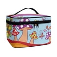 thumbnail image 2 of HELLHERO Travel Makeup Bags Mushroom Travel Cosmetic Organizer Bag Practical Polyester Brush Holders, 2 of 6