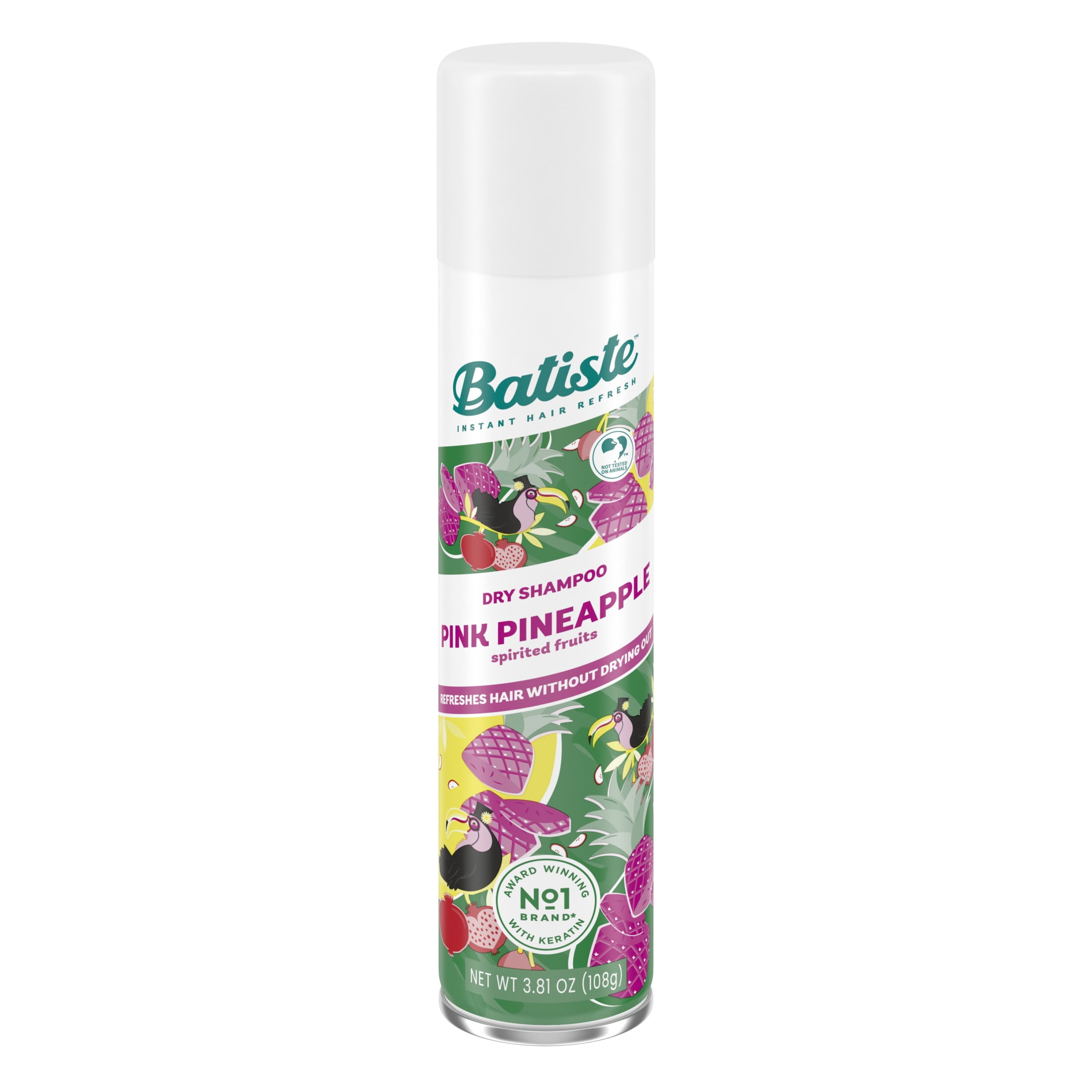 (3 pack) Batiste Pink Pineapple Dry Shampoo, Instantly Refresh Hair & Absorb Oil Between Washes, 3.81 oz