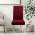 thumbnail image 3 of Chair Covers for Dining Room, Stretch Chair Slipcovers for Decorative Seat Protector Armless Removable Washable Elastic Dinner Universal Spandex Solid Chair Slip Covers Set, 3 of 9