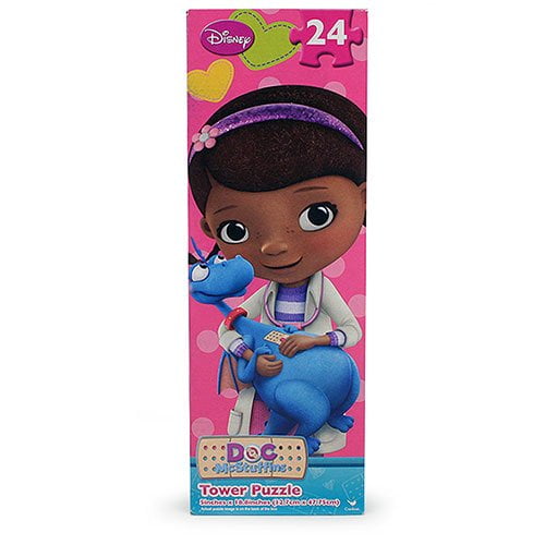 DOC MCSTUFFINS 24 PIECE TOWER PUZZLE-SEALED AND BRAND NEW-18.8 INCHES X 5 IN