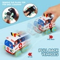 TOY Life Soft Pull Back Cars for Kids Ages 13 Toy Cars for Toddlers