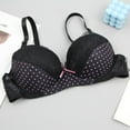 thumbnail image 3 of YDFCWXW Women Sexy Lace Shaping Cup Adjustable Shoulder Strap Comfort Push Up Underwire Bras (Black, 34), 3 of 3