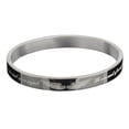 thumbnail image 3 of Brazalete Unisex Salvador Acero Inoxidable Grabado Inspirador Plata 18cm, 3 of 10
