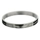 thumbnail image 1 of Pulsera de acero inoxidable jinwen ala pulida para mujer Plata 18cm, 1 of 8