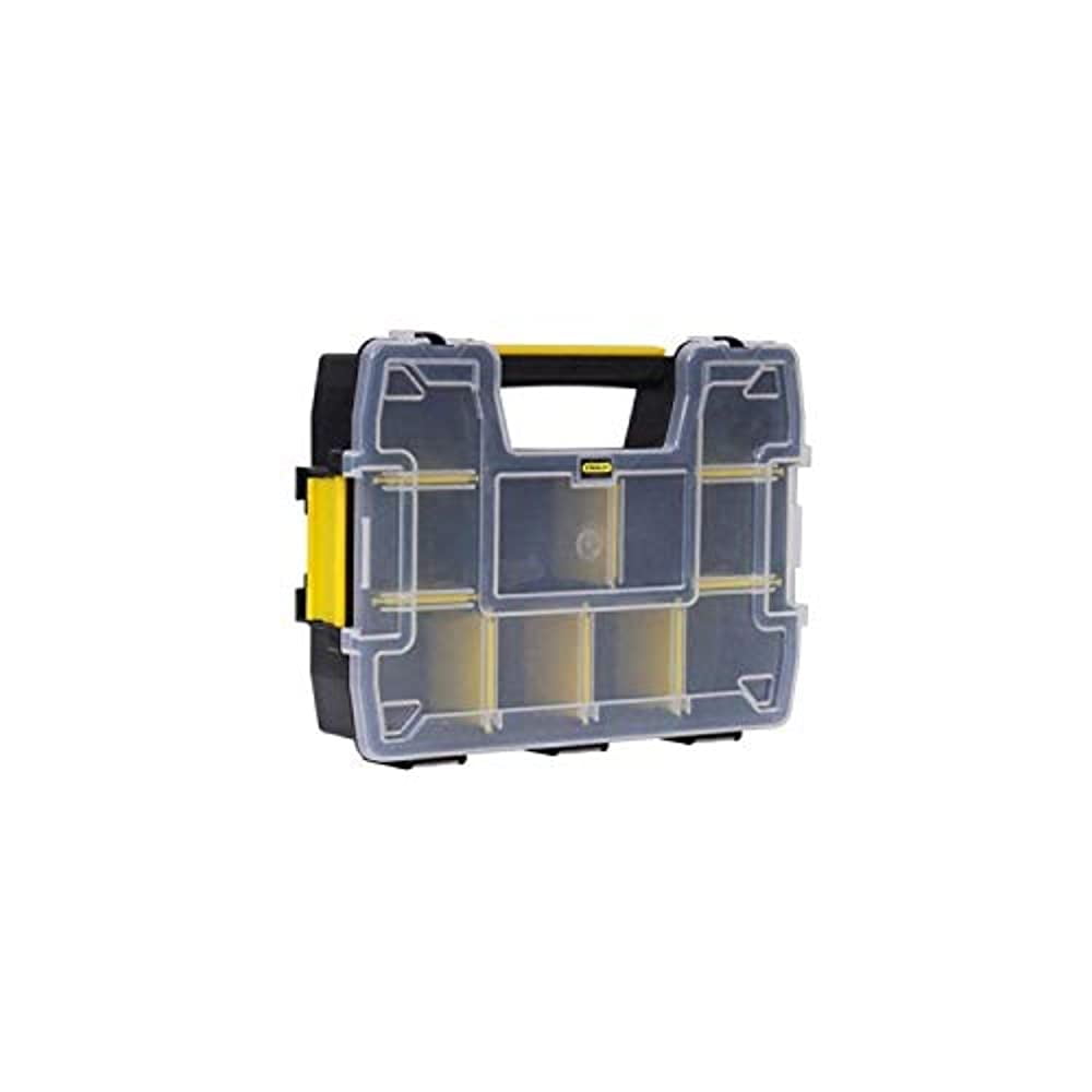 STANLEY SortMaster Organizer Box With Dividers Light 1 Pack STST14021 STANLEY SortMaster Organizer Box With Dividers Light 1 Pack STST14021