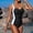 A327 White, variant on Women's One Piece Swimsuits Scalloped Trim V Neck Tummy Control Bathing Suits Cross Front Ruched Slimming Monokini Beachwear Built-in Padding
