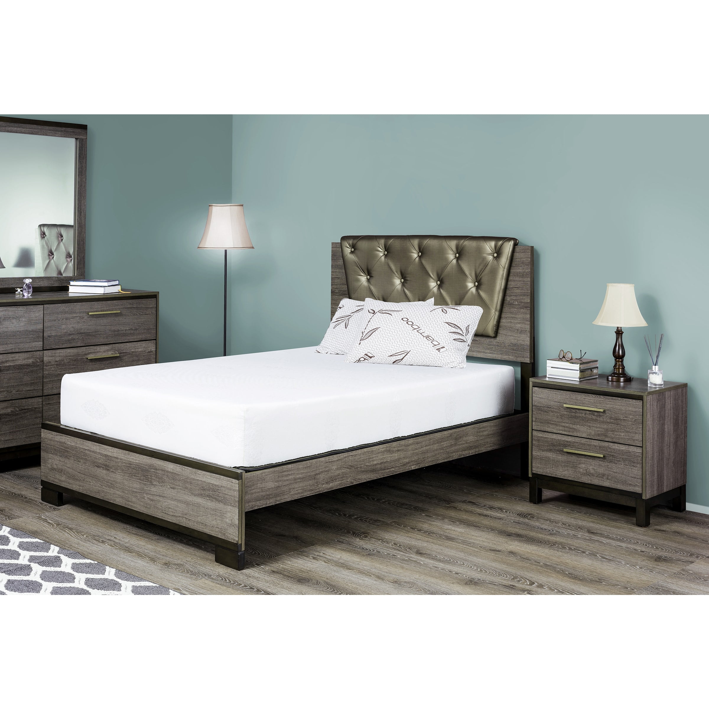 Fortnight Bedding 8-inch Twin XL-size Latex Foam Mattress ...