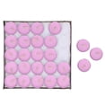 thumbnail image 2 of 50 Piezas Velas Redondas Velas Perfumadas Sin Humo Suministros para Fiestas de Aniversario de Boda Rosa, 2 of 10