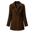 thumbnail image 7 of Cmtiyu Winter Coats for Women Classic Notched Collar Long Sleeve Button Pea Coats with Pockets Casual Fall Winter Outerwear Jackets S-2XL, 7 of 7