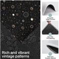 thumbnail image 3 of Black Gold Zodiac Sun Moon Pattern Kitchen Rugs Sets Of 3,Kitchen Runner Rugs Non Skid Washable,Decorative Kitchen Floor Mats for Kitchen,Sink,Laundry,17"x30"+ 17"x47" + 17"x59", 3 of 6