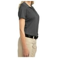 thumbnail image 3 of Yellow Rooster Women's Tech Pique Female Polo T-Shirts Grey Smoke M, 3 of 6