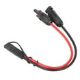 thumbnail image 3 of Solar Panel S A E Connector Solar Panel Cables Connectors SAE Adapter 10AWG 0.35m Solar Power Cable Copper Wire for RV, 3 of 8