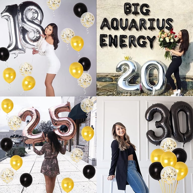 Gold Acrylic Aries Cake Topper - Zodiac Constellation Birthday Decoration For March/April, Horoscope Party Decor