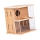 thumbnail image 5 of Casa de madera para hámster, escondite, hábitat, decoración, 2 , accesorios, divertido nido, descanso, juguete, cabaña para hámsteres sirios,, 5 of 9