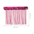 thumbnail image 2 of DECORNIJIA Slap Bracelets Bulk Red Sequin 1Pcs Party Style, 2 of 6