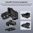 thumbnail image 4 of Placa base para cámara SmallRig con abrazadera LWS de 15 mm para Sony A6500 A6600 A6300 Canon R5 R6 A7SIII A7III, 4 of 7