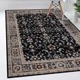 thumbnail image 3 of Luxe Weavers Floral Navy 5x7 Area Rug, Indoor Carpet for Living Rooms, 3 of 6